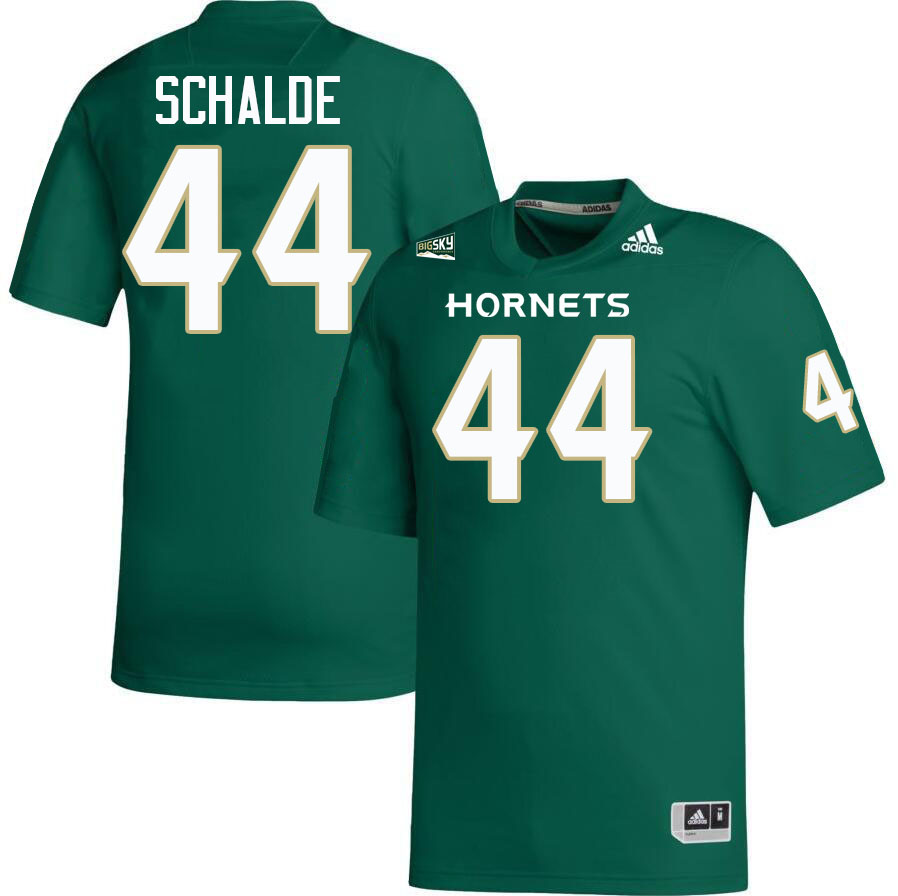 Sacramento State Hornets #44 Will Schalde College Football Jerseys Stitched-Green
